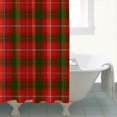 thumbnail image 4 of Red Green Checkerboard Checkered Pattern Shower Curtain 84"x72" ,Bathroom Decorative Shower Curtains Set with 12 Hooks,Modern Waterproof Washable Shower Curtain, 4 of 6