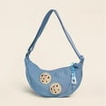thumbnail image 5 of Bolso de hombro de tela de nailon para mujer, original, de moda, nuevo, ligero, informal, combinable, de gran capacidad, para debajo del brazo, 2024, 5 of 5
