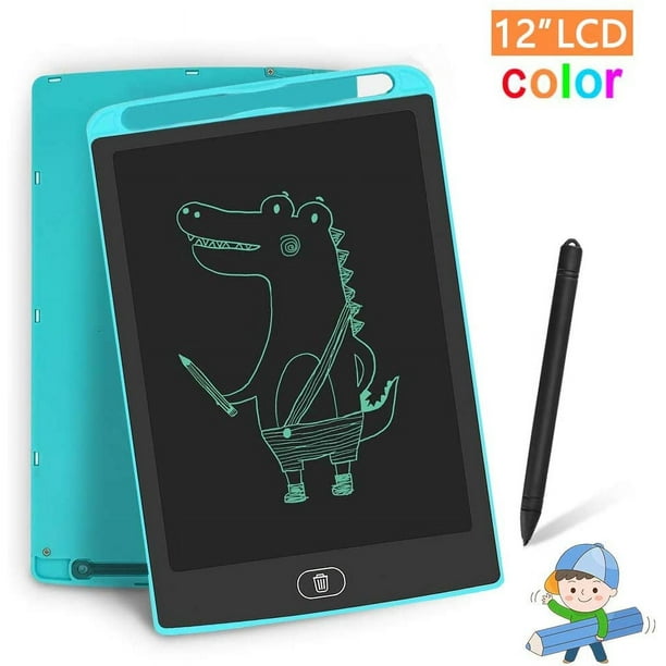 Tableta de escritura LCD, tablero de escritura colorido de 12 pulgadas, almohadillas electrónicas para garabatos, tablero de dibujo, regalo para niños, niños, niñas, regalos para estudiantes Ormromra FLD-2415