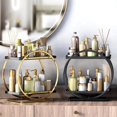 thumbnail image 3 of shiyou-Makeup Shelf Organizer 2-Tier Vanity Tray Organizers Bathroom Countertop Cosmetic Organizers Storage and Perfume Display Rack for Kitchen Bedroom Office Washroom Counter, 3 of 4