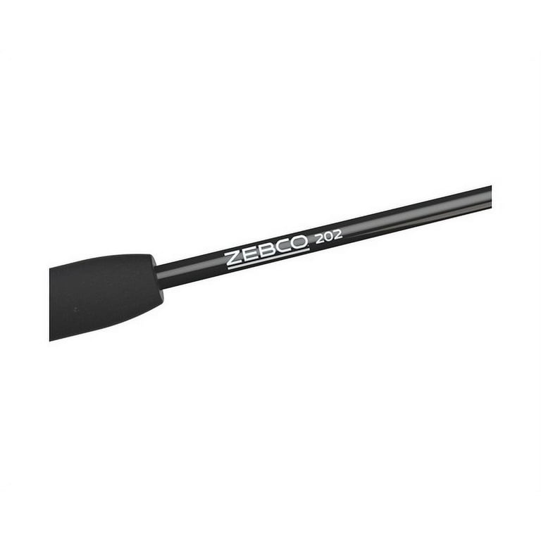 Zebco 202 Spincast Reel and Fishing Rod Combo, 5-Foot 6-Inch 2-Piece  Fishing Pole, Size 30 Reel, Right-Hand Retrieve, Pre-Spooled with 10-Pound  Cajun Line, Includes 27-Piece Tackle Kit, Black/Red : Buy Online at