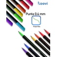 thumbnail image 3 of ROTULADORES PUNTA FINA 0.4 MM. 48 PIEZAS COLORES INTENSOS KOOVI, 3 of 4