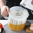 thumbnail image 4 of Plastic Ounce Measuring Cups and Mixing Pitcher for Baking with Guard, 4 of 6