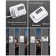 thumbnail image 4 of 2 Pack Adhesive Rv Refrigerator Locks For Adults White Fridge Combination Lock Safety Fridge Locks For Kids Electric Mini Freezer Door Lock Edit, 4 of 5