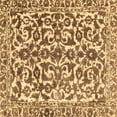 thumbnail image 1 of Ahgly Company Indoor Square Abstract Brown Modern Area Rugs, 4' Square, 1 of 4