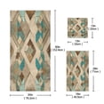 thumbnail image 3 of 3 Piece Bath Towels Set Bath Towel, Hand Towel and Face Towel for Bathroom, Gym, Hotel Natural Abstract Shapes, 3 of 8