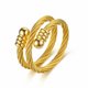 thumbnail image 1 of Anillo abierto trenzado vintage TUNC joyería de acero inoxidable ajustable, 1 of 5