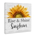 thumbnail image 2 of Stupell Industries Rise and Shine Sunflower Yellow Farm Floral Canvas Wall Art by Patricia Pinto, 2 of 5