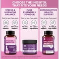 thumbnail image 3 of Intimate Rose Myo-Inositol and D-Chiro Inositol Supplement for Women, 40:1 Blend with Vitamin D3 and Ashwagandha, 120 Vegan Capsules, 3 of 10