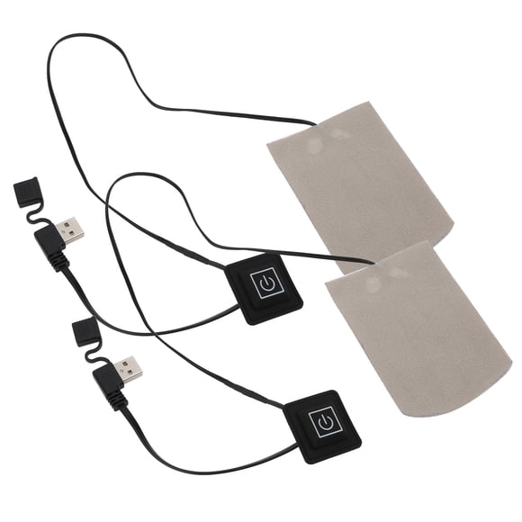 par de calcetines eléctricos de fibra compuesta película calefactora USB invierno mantener caliente deportes al aire libre YUNYI BRAND Deportes