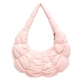 thumbnail image 3 of Bolso Mano Cloud para Mujer Plisado PU Axilas Viajes Al Aire Libre (plateado), 3 of 8