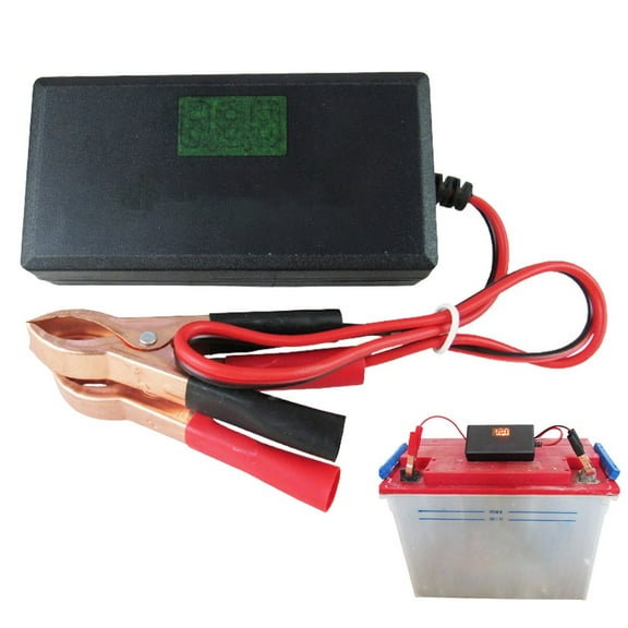 6V-96V Digital Battery Tester Voltmeter With Lcd Display Black Colour