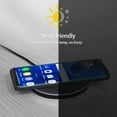thumbnail image 5 of Fast Wireless Charger, Slim Qi Wireless Charging Pad 10W Compatible Samsung Galaxy Note10/S10/Note9/S9/Note8/S8/S7, 7.5W for iPhone 11/11 Pro/11 Pro Max/Xs Max/Xs/XR/X/8/8+ (Micro-USB, Black), 5 of 7