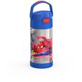 thumbnail image 4 of Thermos Kids Bouteille d'eau isolée sous vide avec paille rabattable, 355 ml, Spiderman, 4 of 5