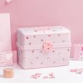 thumbnail image 3 of Caja de almacenamiento elegante Minnieouse para moños y cintas para el cabello rosa, 3 of 6