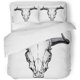 thumbnail image 1 of Juego de Ropa de Cama de 3 Piezas ABPHQTO Western Bull Skull Twin con 2 fundas de almohada, 1 of 1