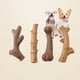 thumbnail image 2 of Juguete interactivo para perros, simulación de mordedura de mascotas, rama, molar de asta, juguete de fibra de madera, 2 of 5