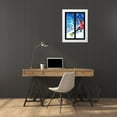 thumbnail image 3 of Hunter, Larry 11x14 White Modern Wood Framed Museum Art Print Titled - Snowboarder, 3 of 4
