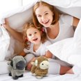 thumbnail image 5 of Plush Sheep, Ultra Soft Fluffy Stuffed Lamb, 10.2 inch Gray Cartoon Animal Toy, Perfect Companion for Toddlers Kids Themed Party Decoration Nursery Display Bedtime Cuddle Gift for All Ages, 5 of 7