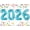 Pearlescent Blue, variant on 40 Inch 2026 Balloon Numbers, 2026 Number Balloons Decorations for New Years Eve Party, Foil Giant Decorations for Nye Decor Party Graduations Supplies