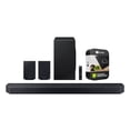 thumbnail image 1 of Restored Samsung HW-Q990C/ZA 11.1.4 ch. Wireless Dolby ATMOS Soundbar and Rear Speakers 2023 Bundle with 2 YR CPS Enhanced Protection Pack (Refurbished), 1 of 11