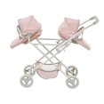 thumbnail image 4 of Teamson Kids Poupée Bébé Princesse à Pois, Lit de Bébé avec Auvent Rétractable et Rangement, Rose/gris, 4 of 8