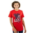 thumbnail image 3 of 4th of July Patriotic Skateboard Plus Size Crewneck Graphic Tee Shirt Brisco Brands 2X, 3 of 6