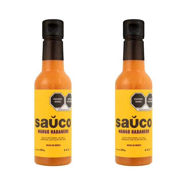 Sauco Salsa Mango Habanero pack 2/180ml Sauco Salsa mango habanero de 180ml 2 pack