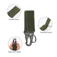 thumbnail image 3 of Mosquetón para Exteriores  Llavero Correas Colgantes Gancho Con Hebilla () Verde, 3 of 9