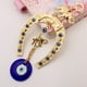 thumbnail image 5 of Colgante De Ojo, Hermoso Simbolismo, Decoración De Pared De Ojo Azul, Elefante Dorado, Herradura, Protección Del Hogar, Elegante, Trae Suerte, Absorbe La Mala Energía Para, 5 of 7