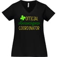 thumbnail image 3 of Inktastic Official Shenanigans Coordinator St. Patrick's Day Women's Plus Size V-Neck T-Shirt, 3 of 5
