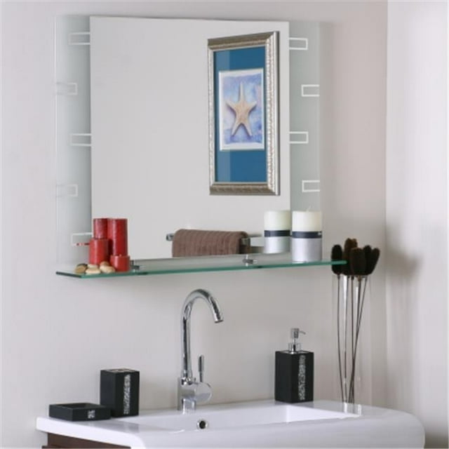 Decor Wonderland SSM152 Frameless Rectangle Wall Mirror