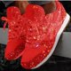 thumbnail image 1 of Zapatos de cordones de gran tamaño deportivos con plataforma de lentejuelas de color sólido a la moda para mujer Wmkox8yii shalkjhdk67, 1 of 1
