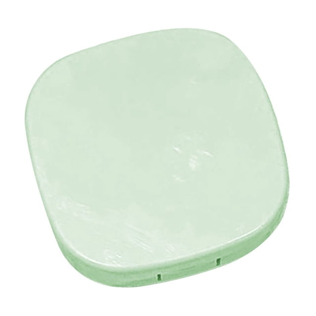 Green Portable Compact Contact Lens Storage Case With Integrated Accessory Holder For Daily Use And Travel Organization
