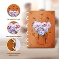 thumbnail image 6 of Hydrangea Flower Wooden Card for Her Wood Birthday Greeting Card for Mom Romantic Women Greeting Card for Love Valentine's Day Card for Girlfriend Colorful, 6 of 9