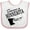 White and Pink, variant on Inktastic Someone in Minnesota Loves Me Boys or Girls Baby Bib