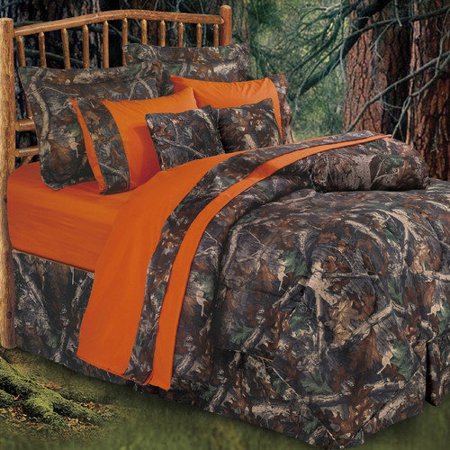 Hiend Accents Oak Camo Comforter Set Walmart Com