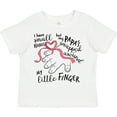 thumbnail image 3 of Inktastic I Have Small Hands, but My Papas Wrapped Around My Little Finger Boys or Girls Toddler T-Shirt, 3 of 5