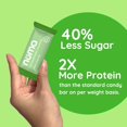thumbnail image 4 of Foods Mini Coconut Peanut Butter Bars – Vegan, Low Sugar, High Protein, All Natural, Gluten Free – Crunchy Plant Based Peanut Butter Snacks – 3 Bags with 8 Individually Wrapped Coconut Prote, 4 of 5
