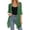 Dark Green, variant on Long Sheer Chiffon Cardigans for Women Half Sleeve Light See Through Dusters Casual Loose Kimono Cardigan Capes(Gold,L)