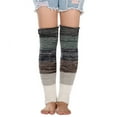 thumbnail image 2 of Fashion Women Winter Boots Leg Warmers Knitted Leg Warmers Gradient Boot Socks Knee High Foot Cover Winter Sock Leg Warmers for Women plus Size Dance Thigh High Leg Warmers plus Size Extra Long Leg, 2 of 4