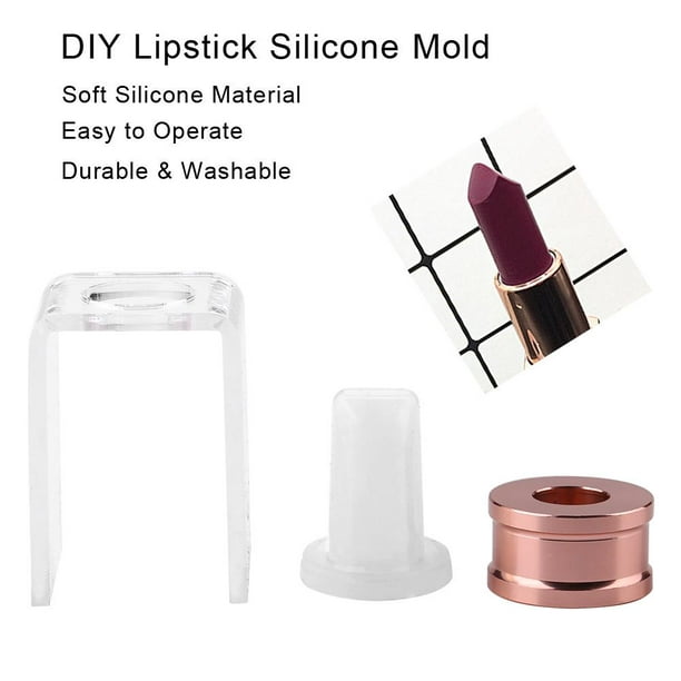 3 Set 12.1 DIY Lipstick Mold Set Lip Balm Maker Silicone Lipstick