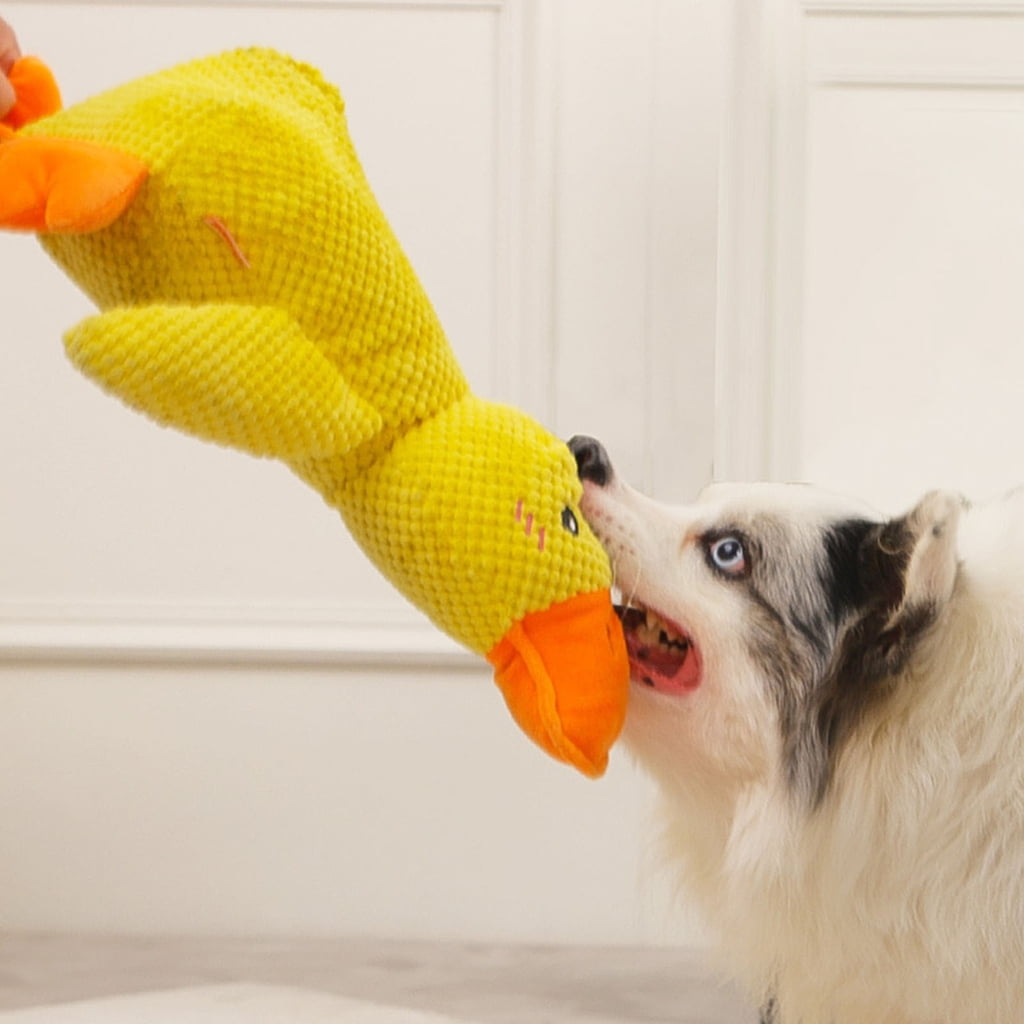 Interactive Plush Dog Toy Shape Doll For Aggressive Chewers Plush For Training And Play