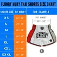 thumbnail image 2 of Fluory Muay Thai Shorts Fluorescent Color Fitness Boxing Martial Arts Training Gym Workout Sportswear Contrasting Colors, 2 of 2