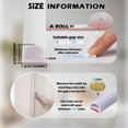 thumbnail image 4 of Bantie impermeable de silicona con forma de D, 6 m, sello de puerta, color blanco, 4 of 6