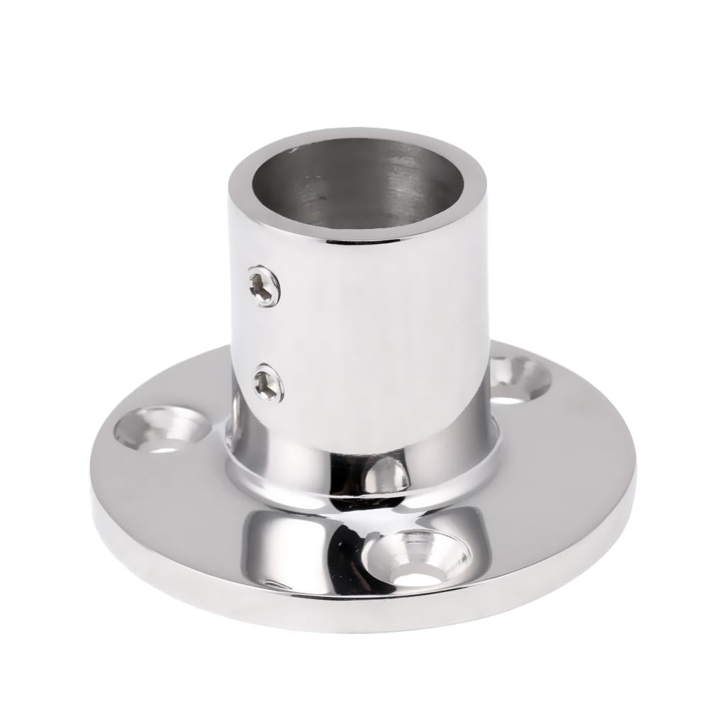 Yaegarden 90 Degree 7/8" (22mm) Round Base Boat Hand Rail Fitting - 316 Stainless Steel Marine Hardware - View #5