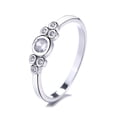 thumbnail image 2 of Sterling Silver Round Ring With Crystals from Swarovski, 2 of 4