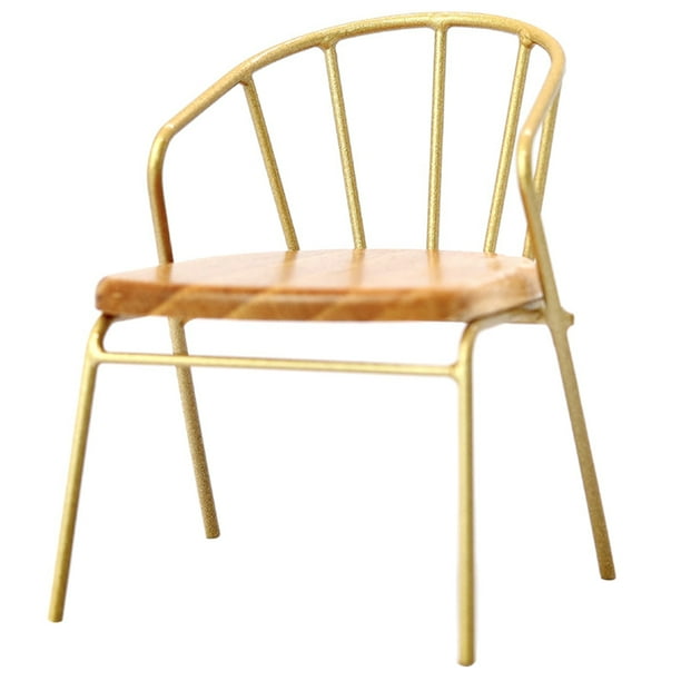 Silla en miniatura para casa de muñecas, modelo de silla para casa de muñecas, modelo de silla para decoración de sillas