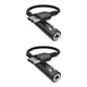 thumbnail image 4 of Tholdsy Adaptador de aleación de tipo c a teléfono inteligente de 3,5 mm Flexible reutilizable Reducción de ruido Llamadas de voz Adaptador Negro 2piezas, 4 of 6