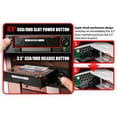 thumbnail image 3 of Estación de acoplamiento ICY DOCK DuoSwap MB971SP-B para HDD/SSD SATA de 2,5 y 3,5, 3 of 5